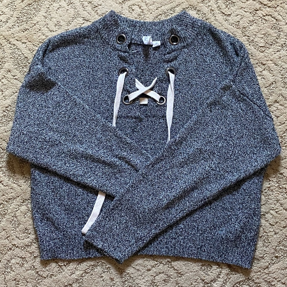 Others Follow Grey Sweater Size Small